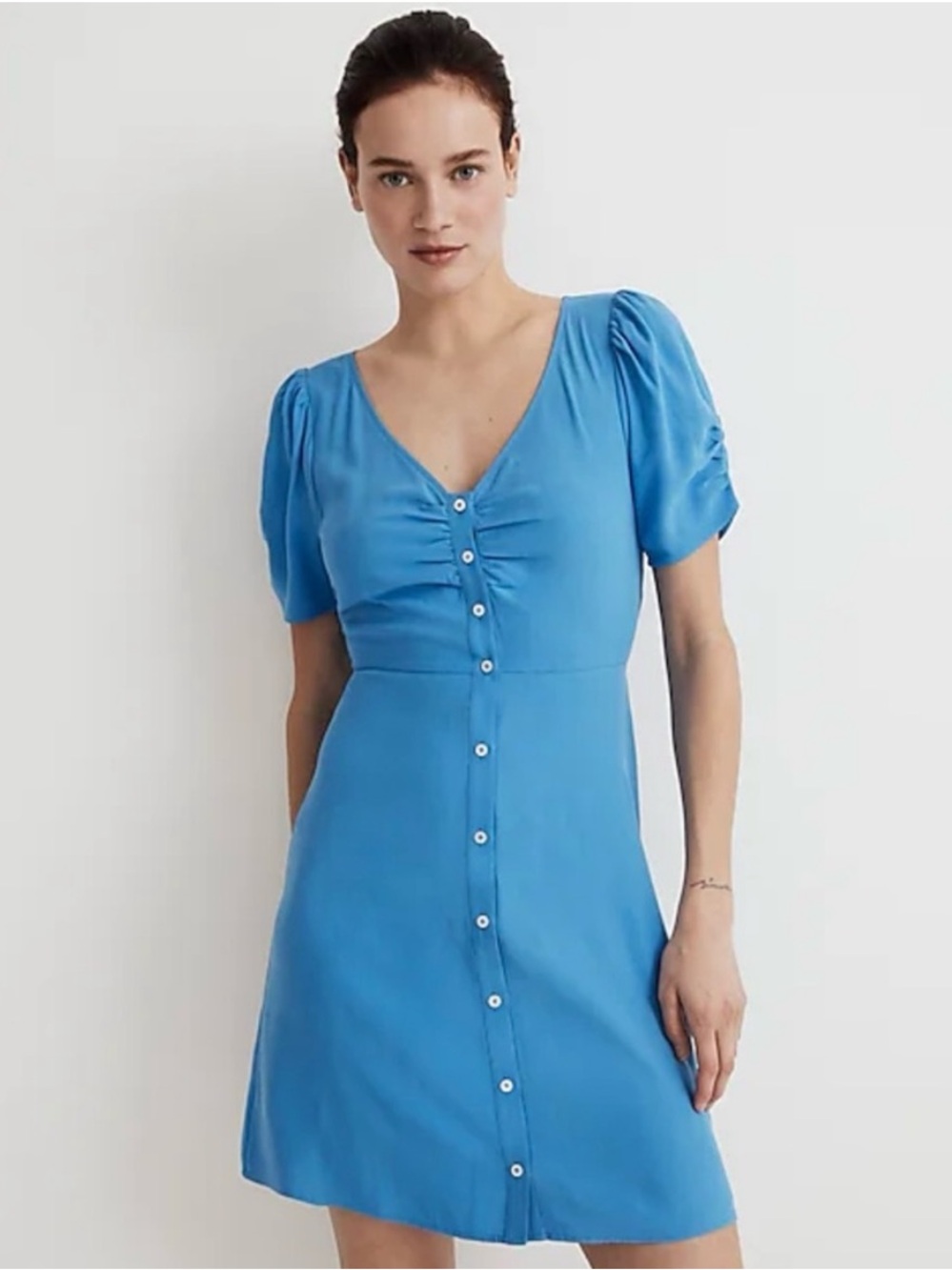 Madewell V-Neck Mini Dress